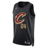 NBA Mænd Trøje Cleveland Cavaliers Lauri Markkanen 24 2022-23 Jordan Statement Edition Sort Swingman